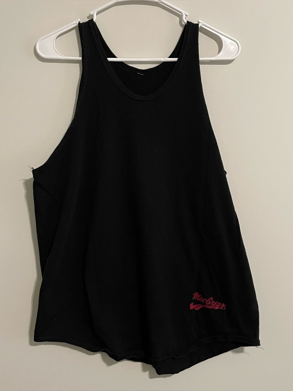 90s MacGregor Retro Logo Sleeveless Tank T Shirt Athletic Relaxed Muscle Top M